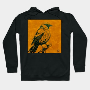 ART Leather The little bird Hoodie